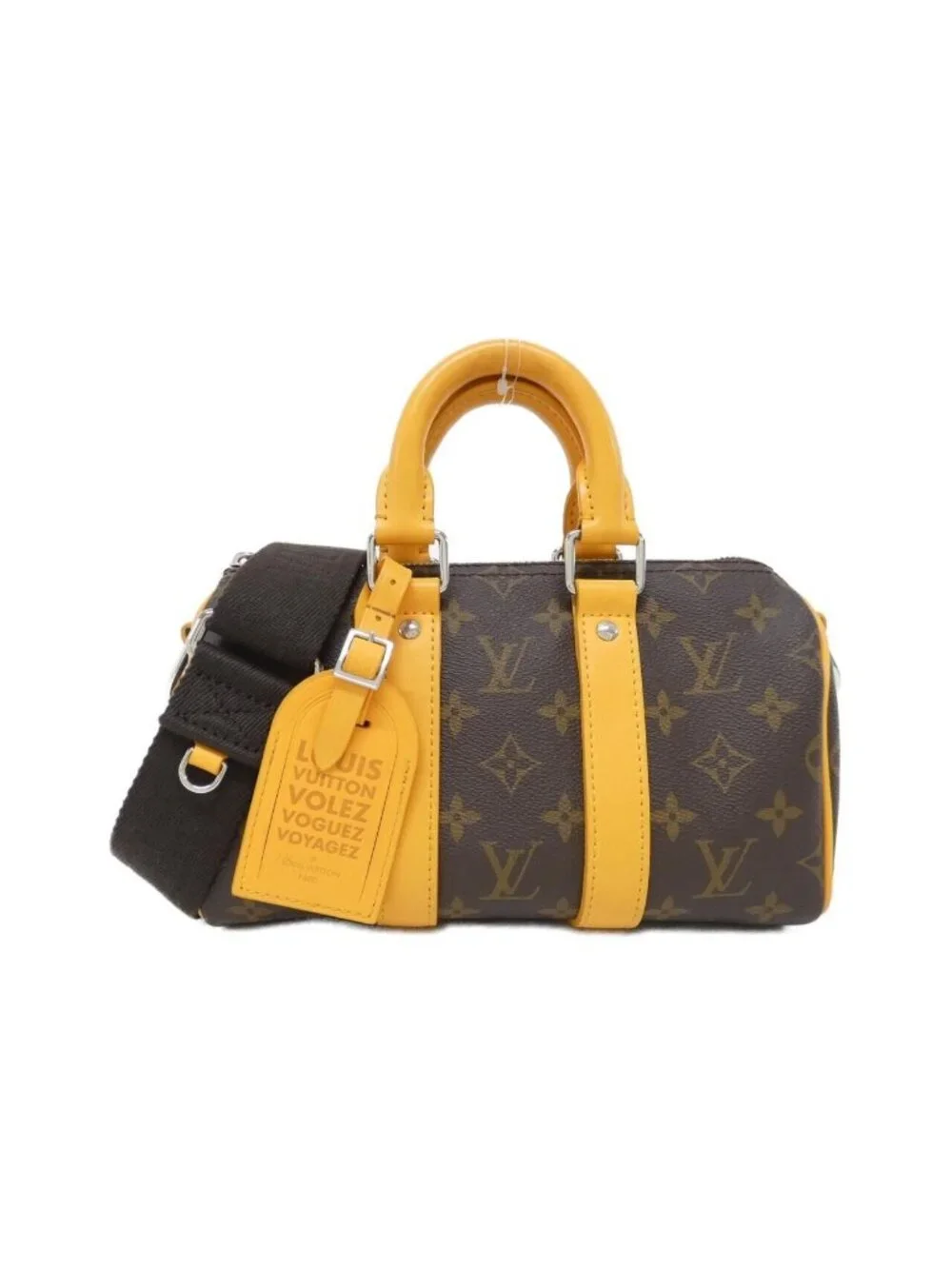 Louis Vuitton Monogram Macassar Keepall Bandouliere 25 Boston Bag